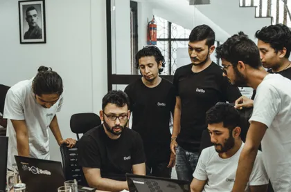 People in an office